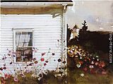 Andrew Wyeth Canvas Paintings - Around the Corner